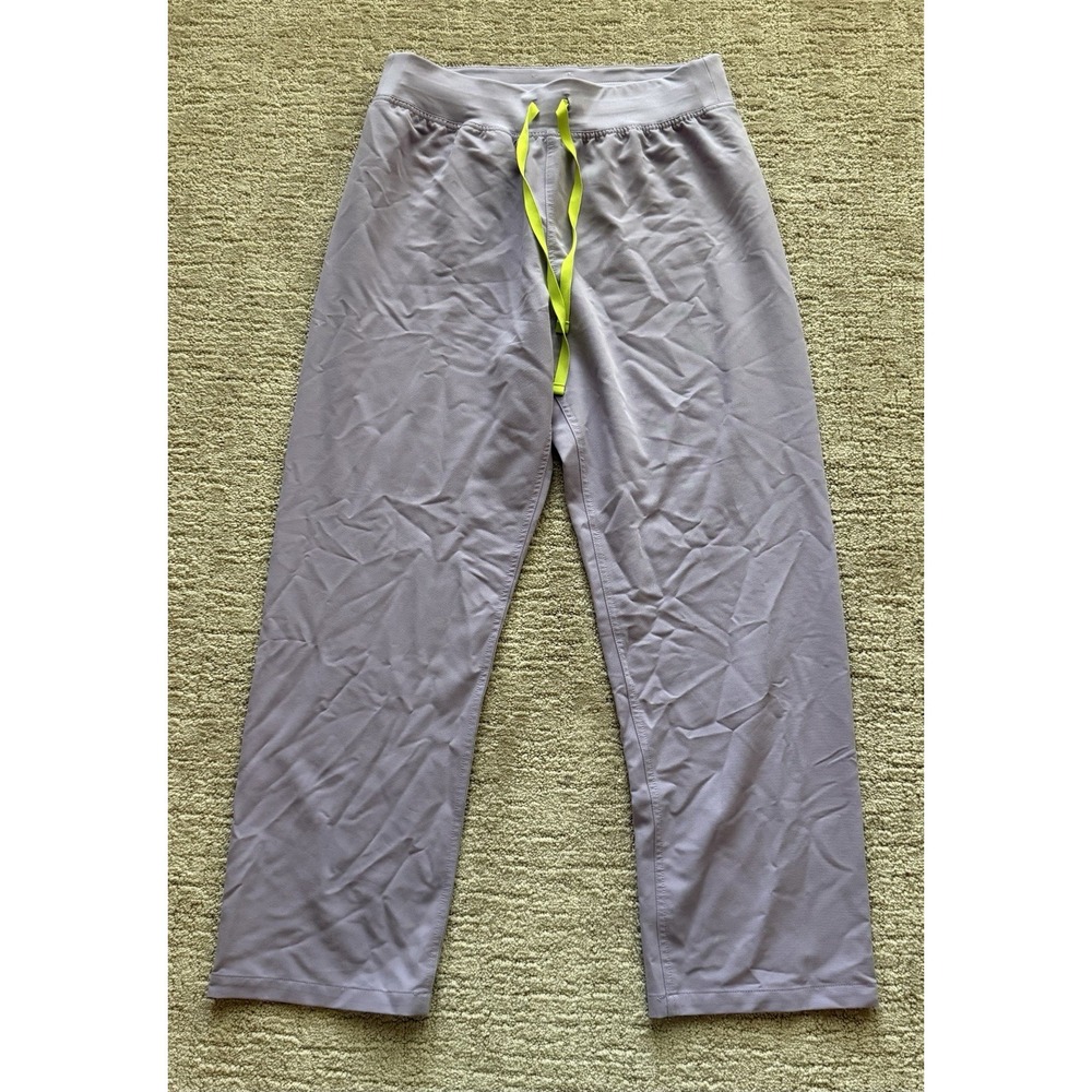 Figs Womens Wide Leg Technical Collection Light Purple Lilac Scrub Pants Size LP